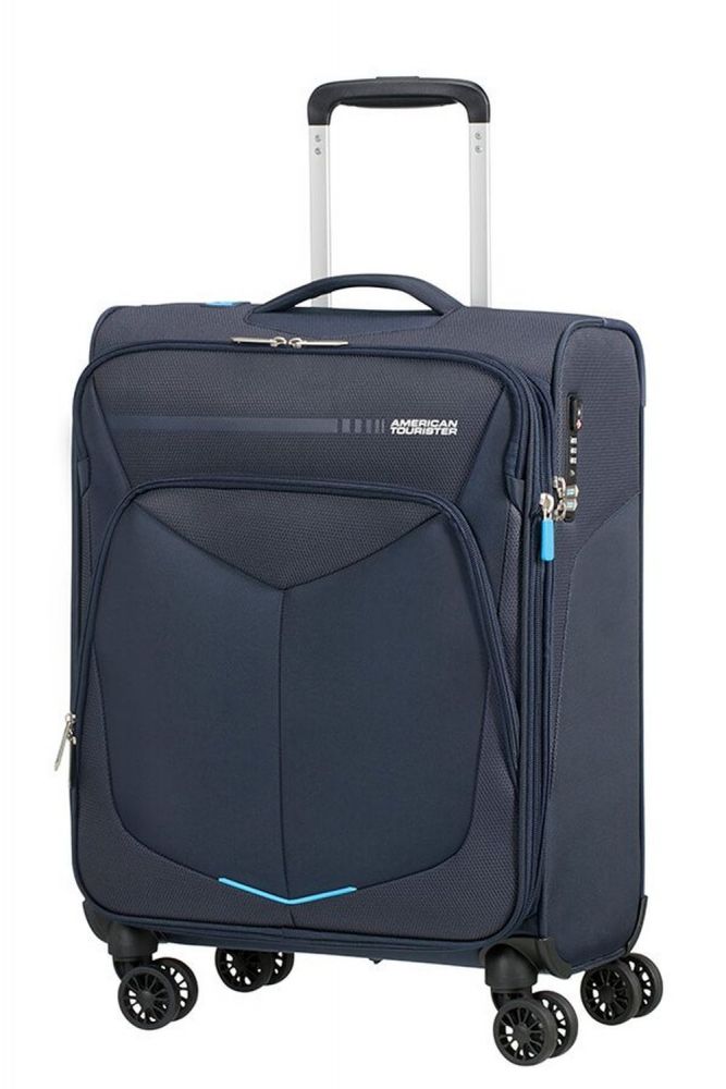 American Tourister Summerfunk Spinner 55/20 Exp Tsa Navy #1