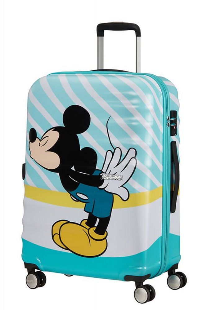 American Tourister Wavebreaker Disney Spinner 67/24 Mickey Blue Kiss #1