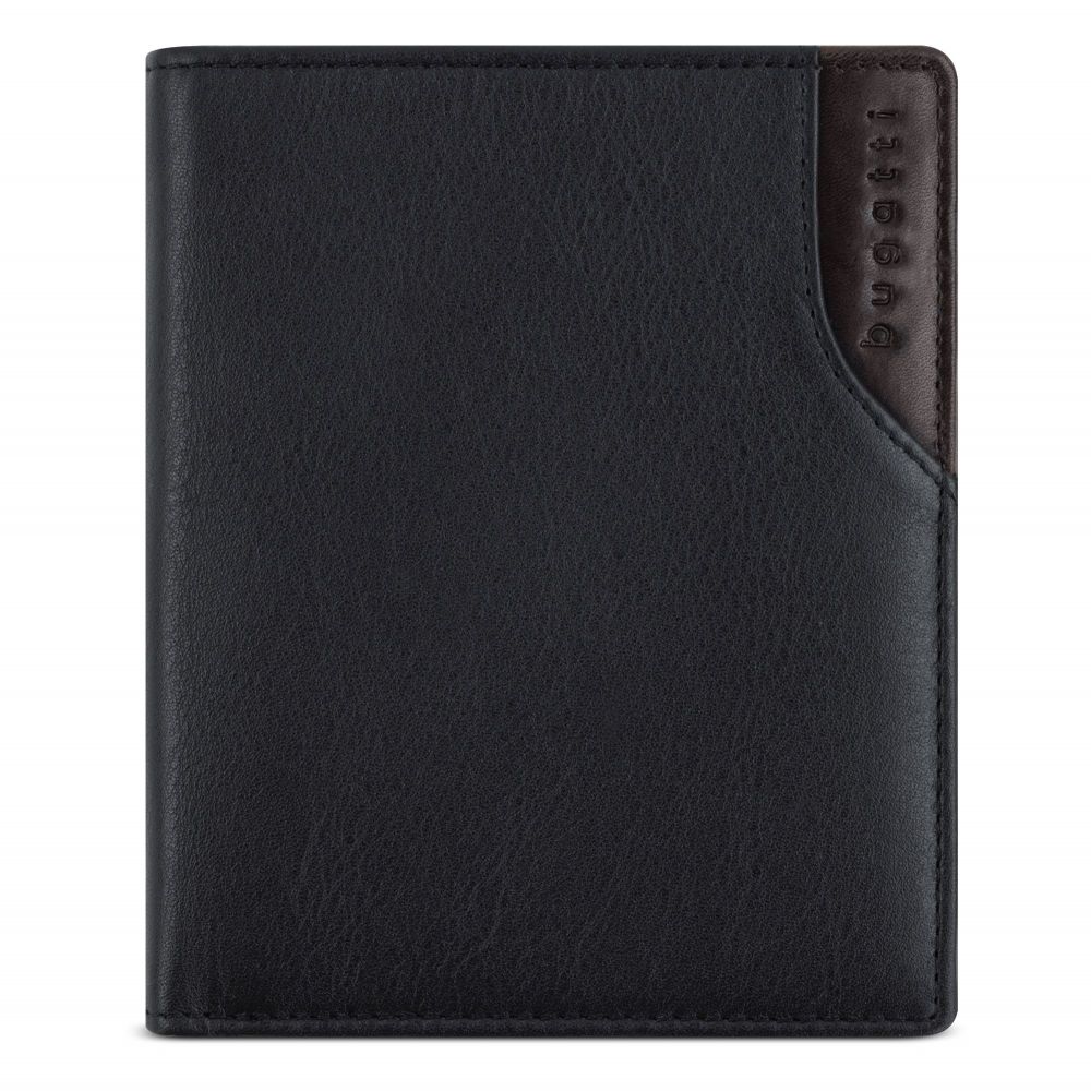 Bugatti Corso Deluxe Hochformatbörse Mit Überschlag schwarz #1