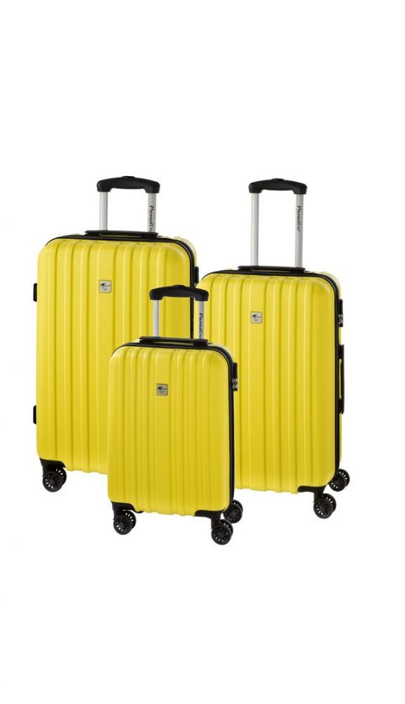 CHECK.IN Aurora Trolley-Set Aurora 3-tlg. Zitronengelb #1