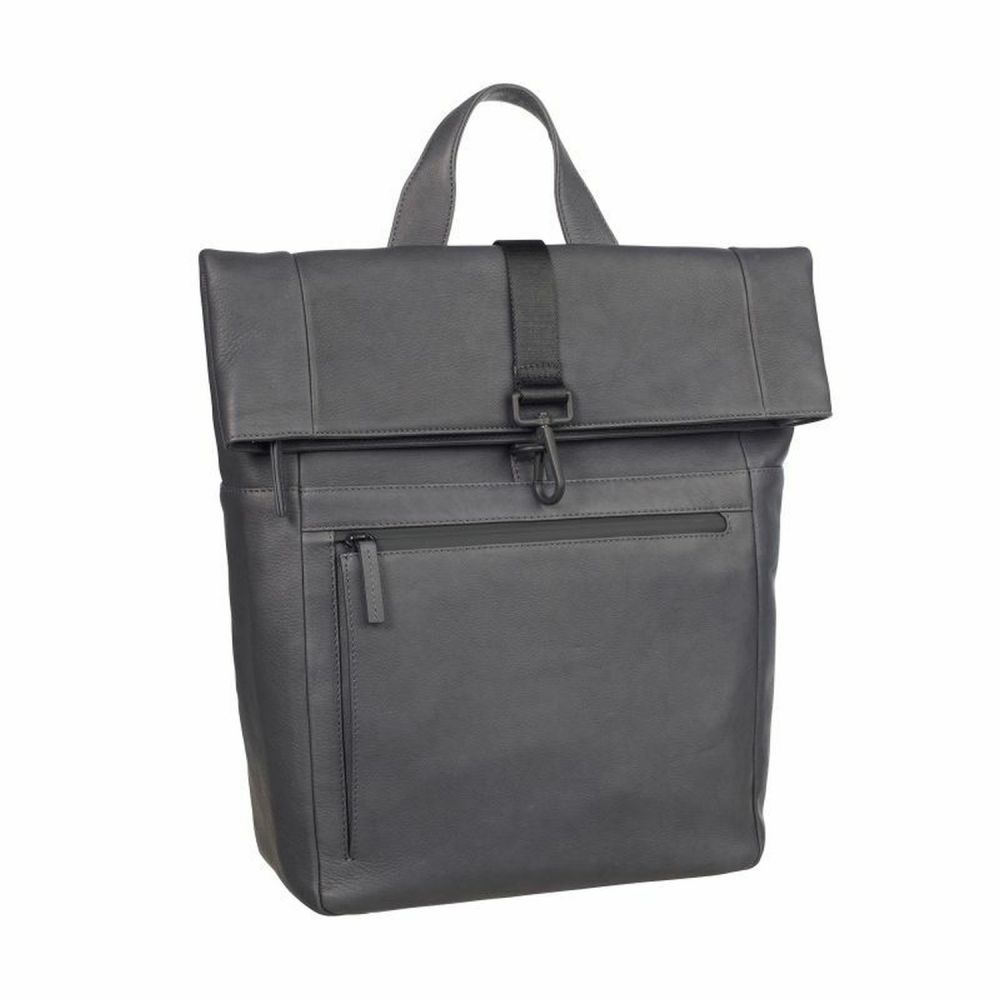 Leonard Heyden Den Haag Rucksack Rolltop Grau #1