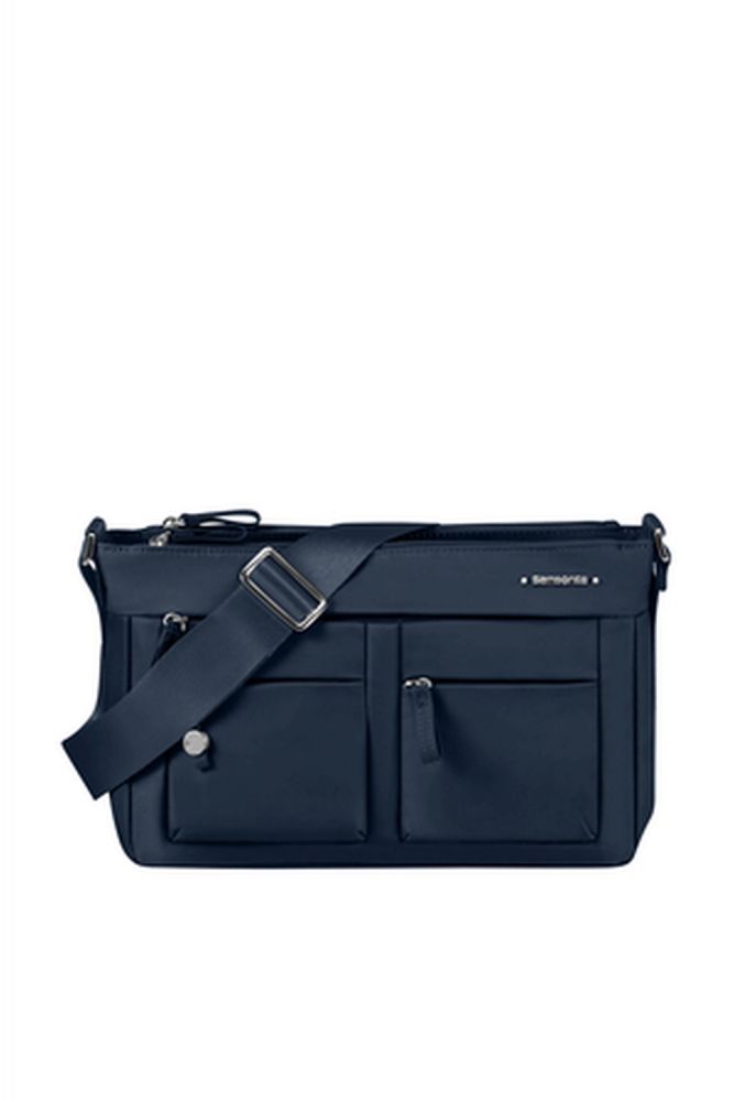 Samsonite Move 4.0 Horiz. Shoulder Bag+Flap Dark Blue #1