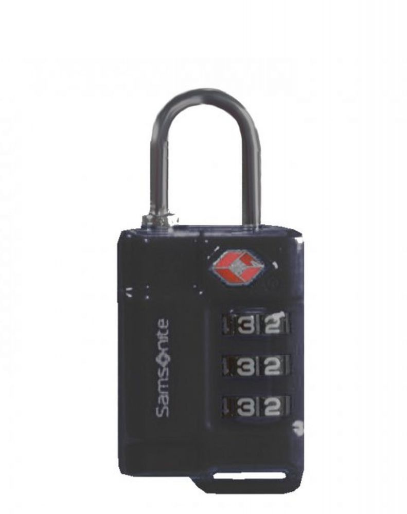 Samsonite V/Safe US 3 Combi Lock TSA Vorhängeschloss black
                                             