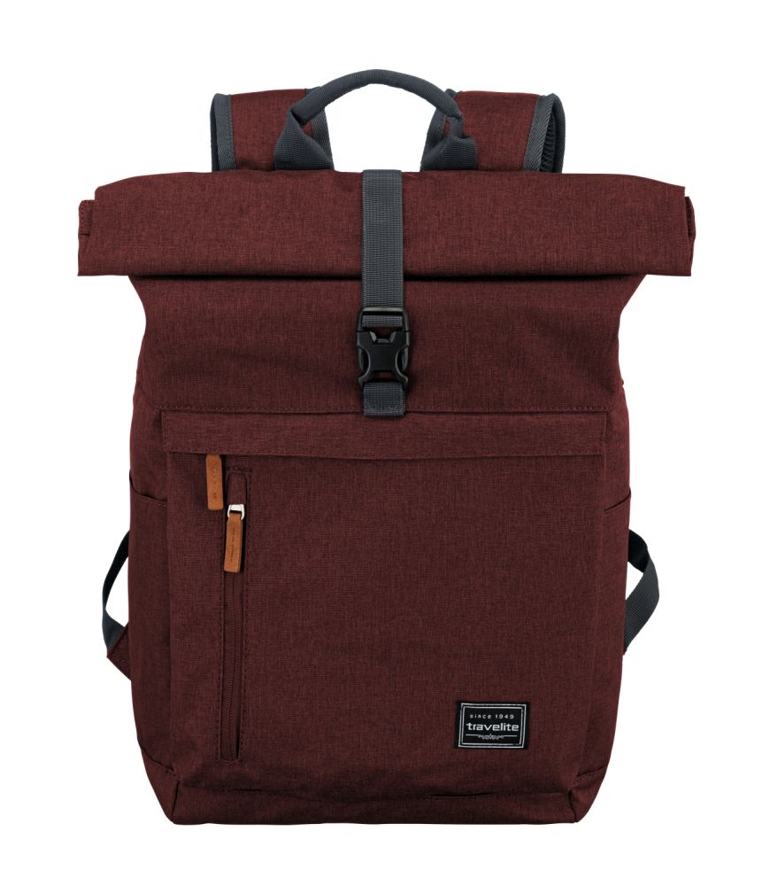 Travelite Basics Rollup Rucksack Bordeaux #1