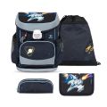Belmil Mini-Fit ergonomisches Schulranzen-Set 4-teilig Raumschiff #1
