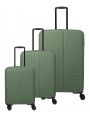 Travelite Air Stripe Trolley 4w L/M exp./S Green #1