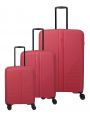 Travelite Air Stripe Trolley 4w L/M exp./S Red #1