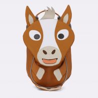 Affenzahn Kleiner Freund Pferd Kindergartenrucksack Braun  / Weiß