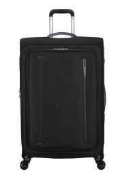 American Tourister Cloudrider Spinner L Exp Tsa Jet Black