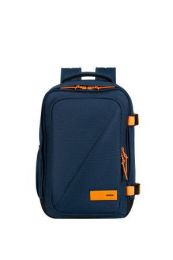 American Tourister Take2Cabin Casual Backpack S Dark Navy/Radiant Orange