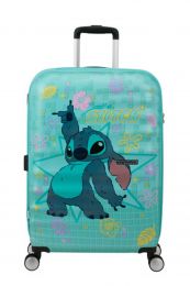American Tourister Wavebreaker Disney Spinner 67/24 Tsa Disney Fl Stitch Flower