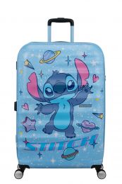 American Tourister Wavebreaker Disney Spinner 77/28 Tsa Disney Fl Stitch Universe