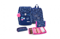 Belmil Comfy Plus Premium Schulranzen Set 4-teilig "Sapphire" Sapphire