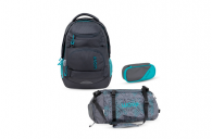 Belmil Infinity Move SET-2 Infinity Move Schulrucksack Set 3 tlg. "Grey Lagoon" Grey Lagoon