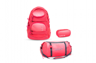Belmil Infinity SET-2 Infinity Schulrucksack Set 3 tlg. "Ombre Coral Paradise" Ombre Coral Paradise