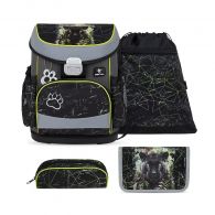 Belmil Mini-Fit ergonomisches Schulranzen-Set 4-teilig Panther