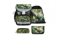 Belmil Mini-Fit Schulranzen-Set 4-teilig "Lost World" mit Brustgurt Lost World