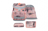 Belmil Mini-Fit Schulranzen-Set 4-teilig "Rose Ballet" mit Brustgurt Rose Ballet