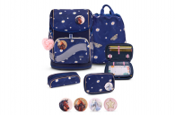 Belmil Smarty Plus Premium Schulranzen Set 5-teilig "Daisy" Daisy