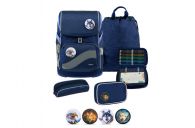Belmil Smarty Plus Premium Schulranzen Set 5-teilig "Topographic" Topographic