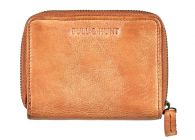 Bull Hunt Midi Zip Wallet-Tan