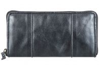 Bull Hunt Zip Wallet-Black