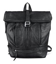 Bull Hunt Rolltop Backpack-Black