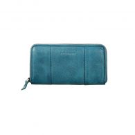 Bull Hunt Zip Wallet-Skyblue