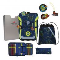 DerDieDas ErgoFlex Easy Set Schulranzenset Neon Crazy