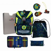 DerDieDas ErgoFlex Light Set Schulranzenset Neon Crazy