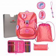 DerDieDas ErgoFlex Light Superflash Set Schulranzenset Coral Reef