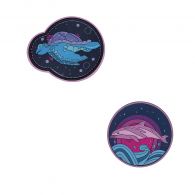 DerDieDas Wechselbuttons, 2tlg. Kletties Deep Ocean