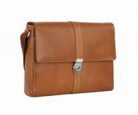 Leonard Heyden Bergamo Umhängetasche L Hellbraun