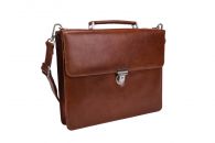 Leonard Heyden Cambridge Aktenmappe 1 Fach Cognac