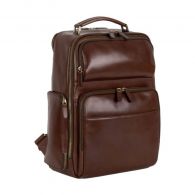 Leonard Heyden Cambridge Business-Rucksack Rotbraun