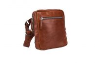 Leonard Heyden Cambridge Rv-Umhängetasche S Cognac