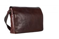 Leonard Heyden Cambridge Umhängetasche L Rotbraun