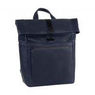 Leonard Heyden Den Haag Rucksack Rolltop Blau