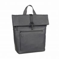 Leonard Heyden Den Haag Rucksack Rolltop Grau