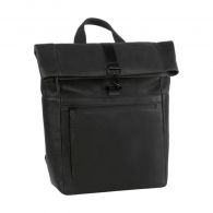 Leonard Heyden Den Haag Rucksack Rolltop Schwarz