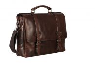 Leonard Heyden Roma Aktenmappe 2 Fächer Braun