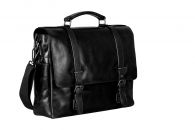 Leonard Heyden Roma Aktenmappe 2 Fäche Schwarz