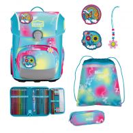 Scout Neo Set Safety Light Schulranzenset Happy Rainbow