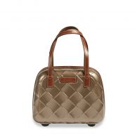 Stratic Leather and More Hartschalen-Koffer Beautycase (bis 28cm) champagne