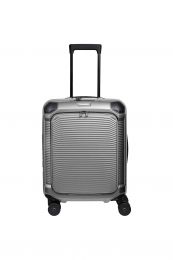 Travelite Millennium Trolley 4w S F. Pocket Silver