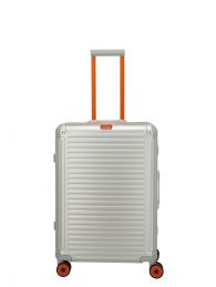 Travelite Next 4w Trolley M Silber-Orange