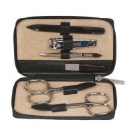 Windrose Reißverschluß-Manicure Beluga Schwarz