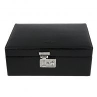 Windrose Uhrenkoffer Beluga Schwarz