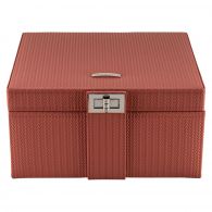 Windrose Corbello Schmuckkoffer Terrakotta