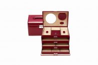 Windrose Schmuckkoffer Merino Rot